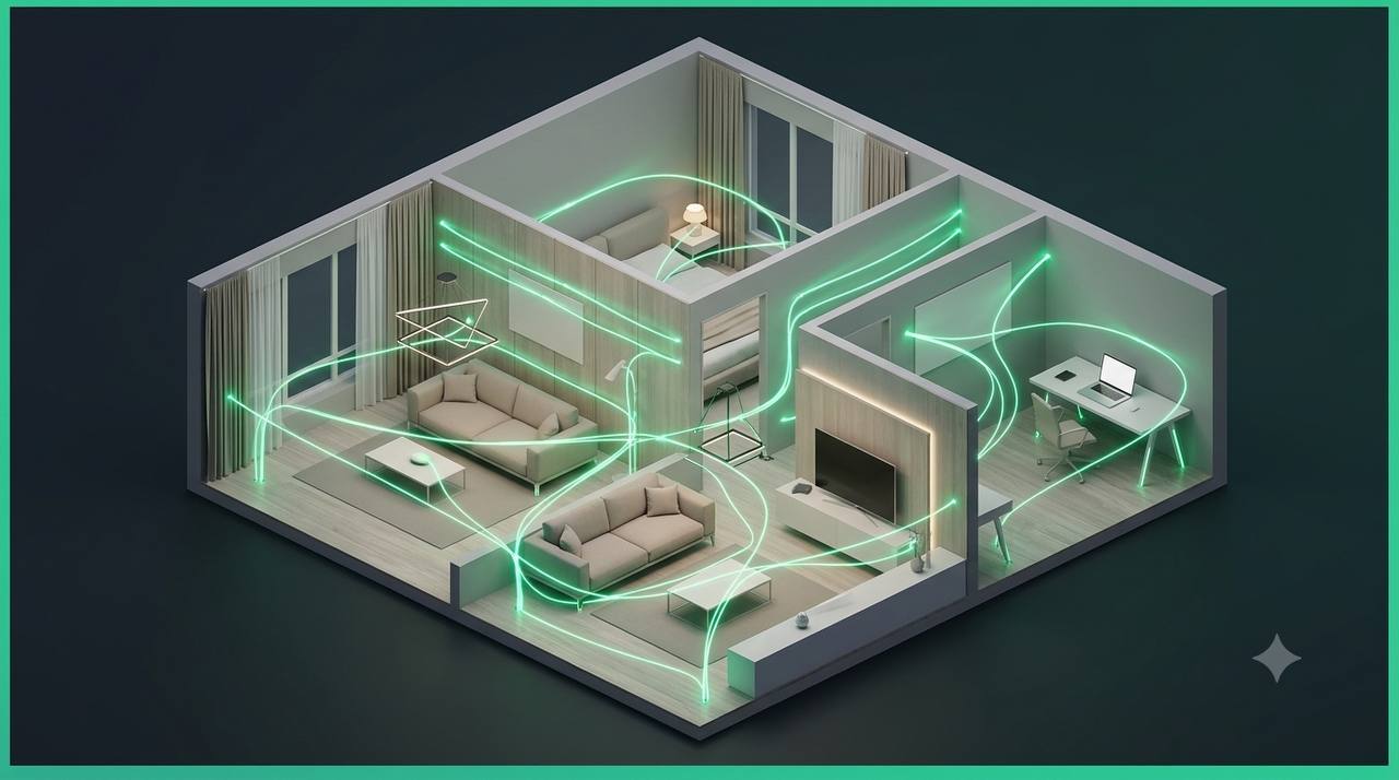 Tipy pro lepší pokrytí Wi-Fi v bytě.  V článku neuvádět konkrétní značky routerů pro zachování objektivity.