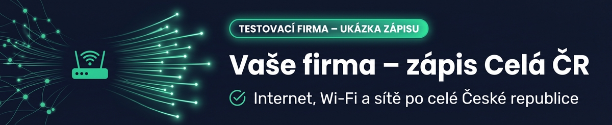Vaše firma - zápis Celá ČR
