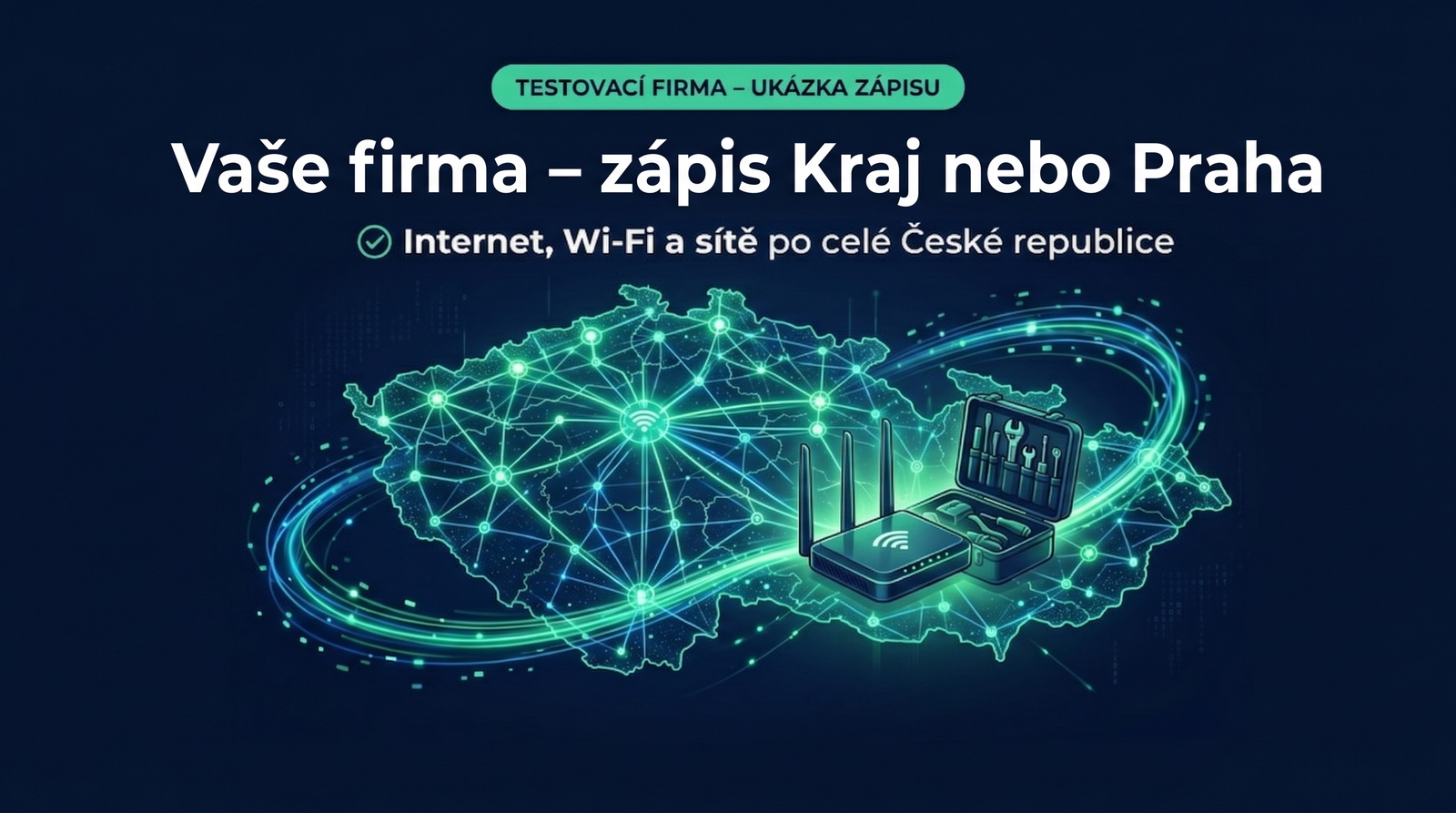 Vaše firma - zápis Kraj nebo Praha