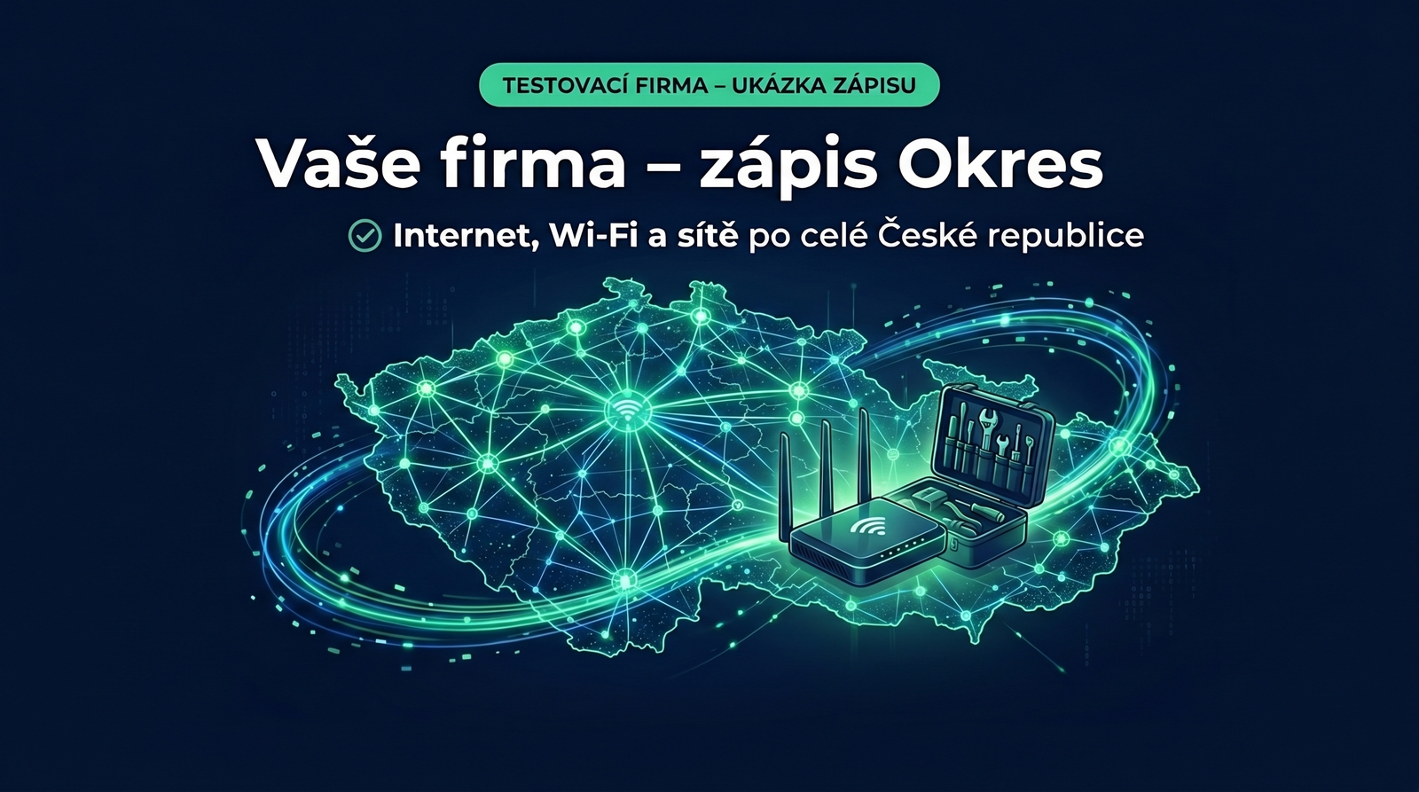 Vaše firma - zápis Okres